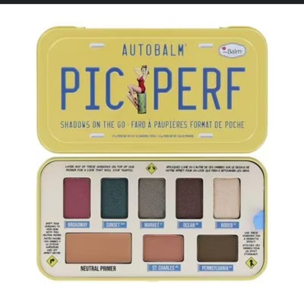 Autobalm Pic Perf Eyeshadow Palette The Balm 
Eyeshadow Palette 8 Colors makeup